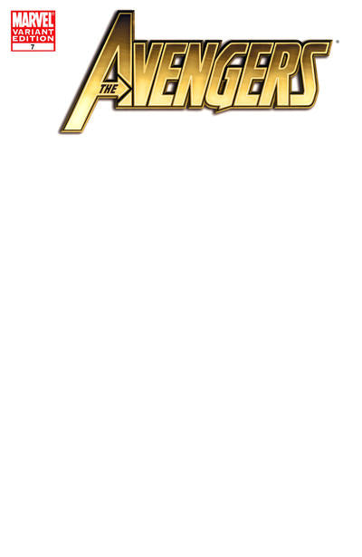 Avengers #7 Blank Cover Variant - back issue - $4.00