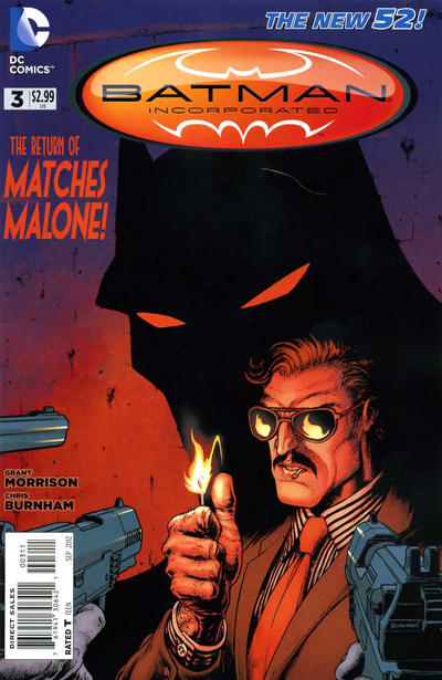 Batman Incorporated #3 Chris Burnham Cover - back issue - $3.00