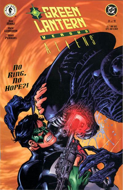 Green Lantern vs. Aliens #3 - back issue - $5.00