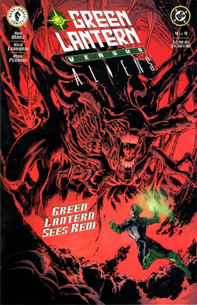 Green Lantern vs. Aliens #4 - back issue - $5.00