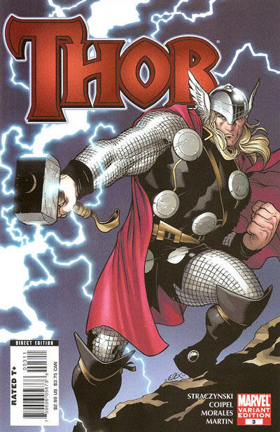 Thor 2007 #3 Cover B - back issue - $4.00