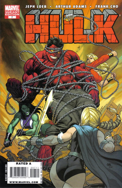 Hulk #7 Variant Edition - Frank Cho - back issue - $8.00