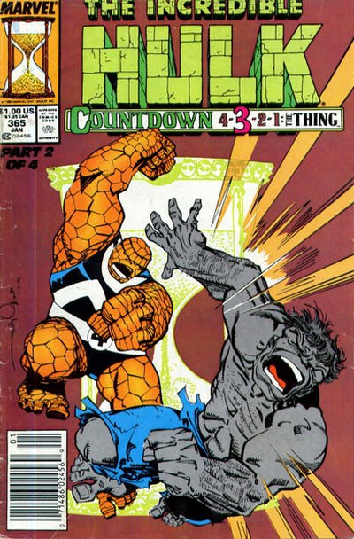 The Incredible Hulk #365 Newsstand ed. - back issue - $4.00