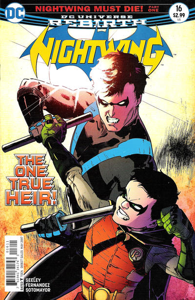 Nightwing 2016 #16 Javi Fernandez Cover - back issue - $2.99