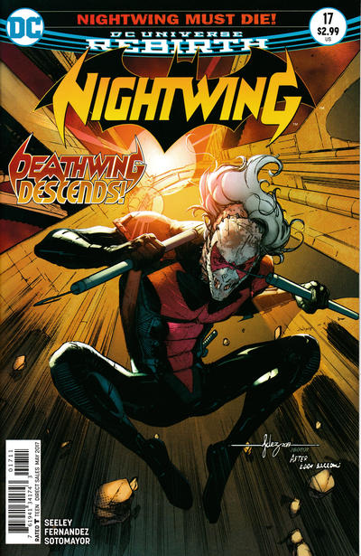 Nightwing 2016 #17 Javi Fernandez Cover - back issue - $2.99