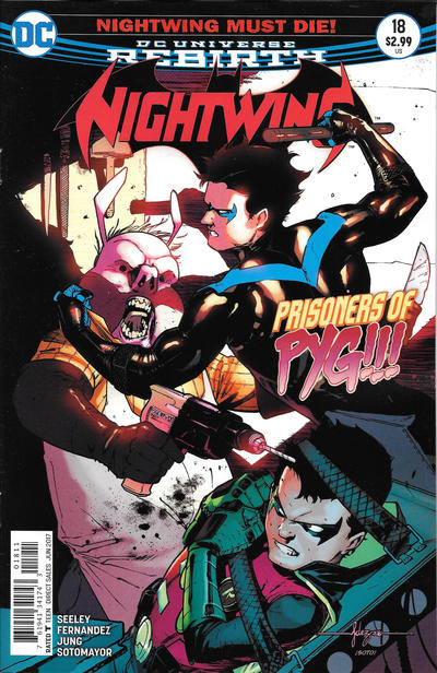 Nightwing 2016 #18 Javier Fernandez Cover - back issue - $2.99