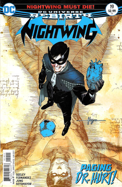 Nightwing 2016 #19 Javier Fernandez Cover - back issue - $2.99