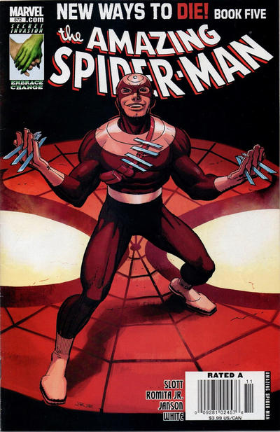 The Amazing Spider-Man #572 Newsstand ed. - back issue - $14.00