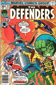 The Defenders #39 Regular Edition - back issue - $5.00