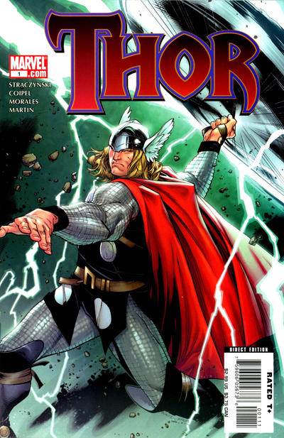 Thor 2007 #1 Direct Cover A - back issue - $4.00