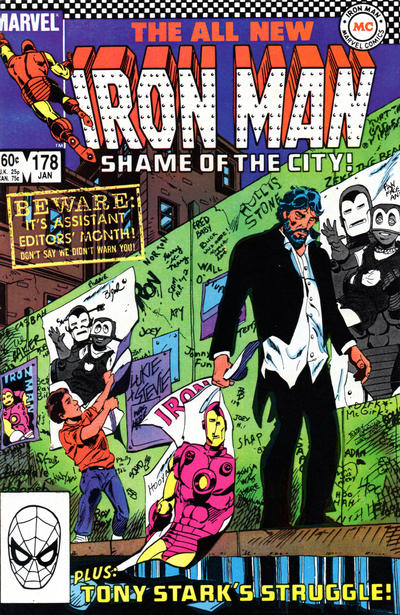 Iron Man #178 Direct ed. - back issue - $6.00