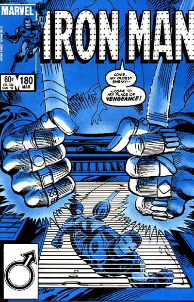 Iron Man 1968 #180 Direct ed. - back issue - $5.00