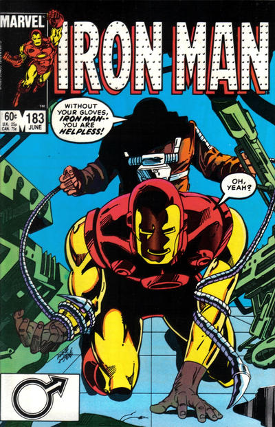 Iron Man #183 Direct ed. - back issue - $6.00