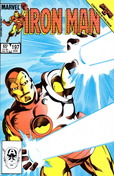 Iron Man #197 Direct ed. - back issue - $5.00