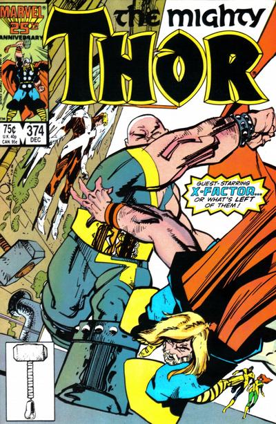 Thor #374 Direct ed. - back issue - $9.00