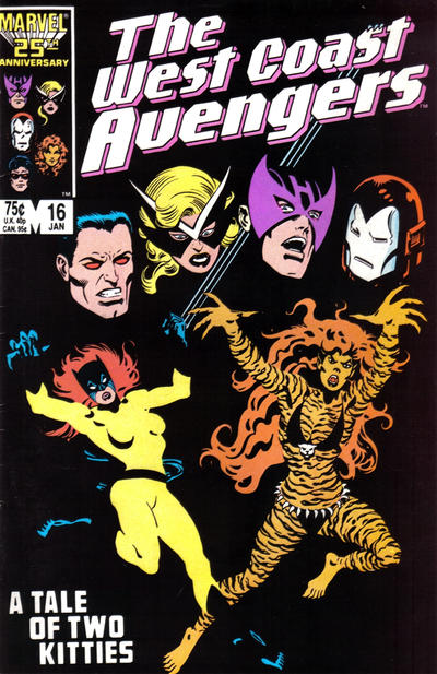 West Coast Avengers #16 Direct ed. - back issue - $3.00