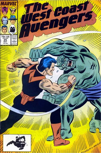 West Coast Avengers #25 Direct ed. - back issue - $3.00