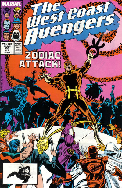 West Coast Avengers #26 - back issue - $3.00