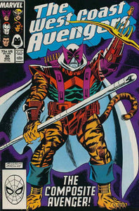 West Coast Avengers #30 Direct ed. - back issue - $3.00