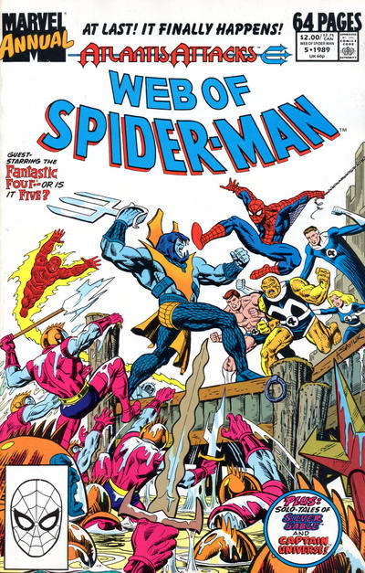 Web of Spider-Man Annual #5 Direct ed. - back issue - $3.00