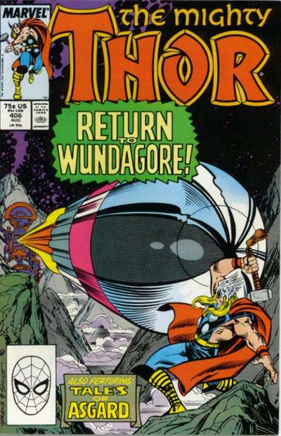 Thor #406 Direct ed. - back issue - $3.00