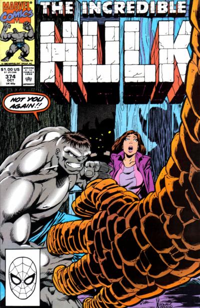The Incredible Hulk #374 Direct ed. - back issue - $4.00