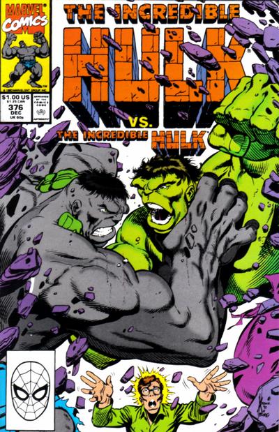 The Incredible Hulk 1968 #376 Direct ed. - back issue - $14.00