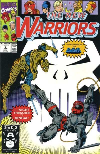 The New Warriors #7 - back issue - $4.00