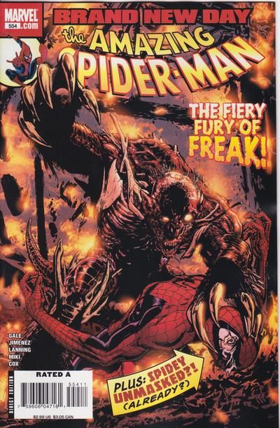 The Amazing Spider-Man 1999 #554 Direct Edition - back issue - $4.00