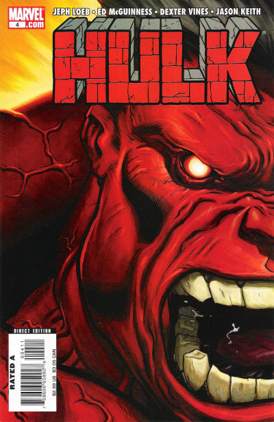 Hulk #4 Left Cover - back issue - $11.00
