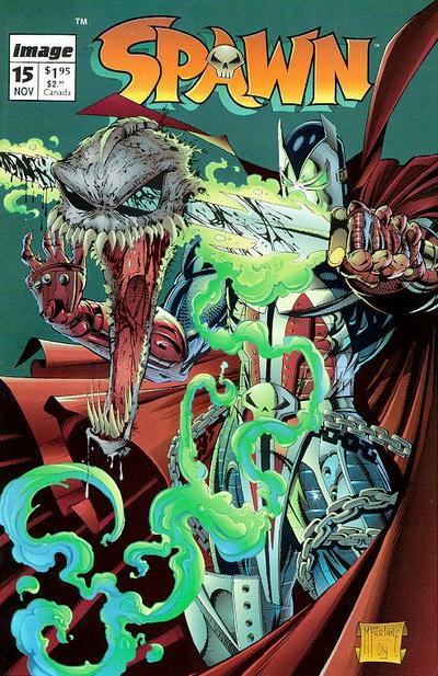 Spawn 1992 #15 Direct ed. - back issue - $3.00
