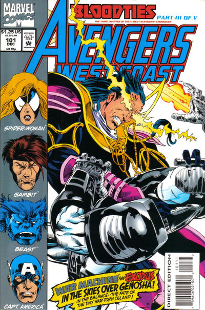Avengers West Coast #101 Direct Edition - back issue - $3.00