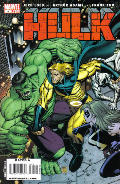 Hulk #8 Art Adams Cover - back issue - $7.00