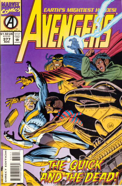 The Avengers #377 Direct Edition - back issue - $5.00