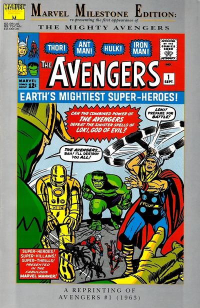 Marvel Milestone Edition: Avengers #1 - 8.5 - $9.00