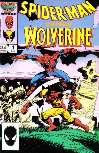 Spider-Man vs. Wolverine 1987 #1 Direct ed. - 9.0 - $20.00