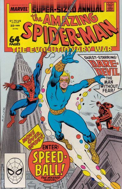 The Amazing Spider-Man Annual #22 Direct ed. - back issue - $12.00