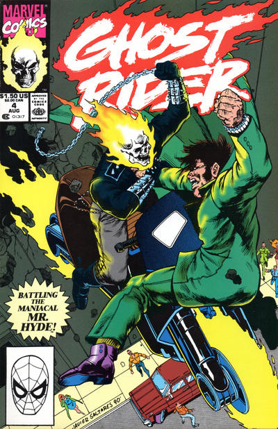 Ghost Rider 1990 #4 Direct ed. - back issue - $5.00