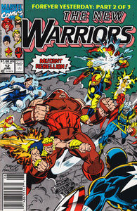 The New Warriors #12 Newsstand ed. - back issue - $4.00