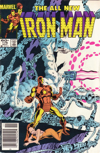 Iron Man #176 Newsstand ed. - back issue - $6.00