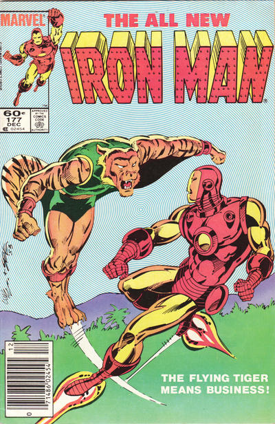 Iron Man #177 Newsstand ed. - back issue - $6.00