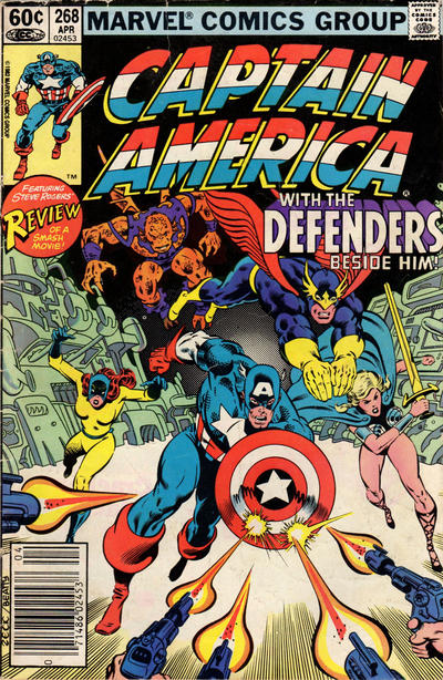 Captain America #268 Newsstand ed. - back issue - $5.00