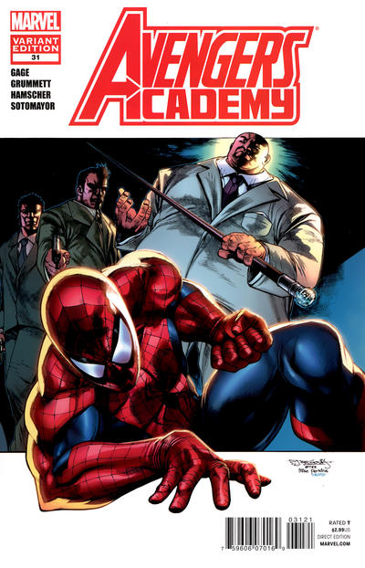 Avengers Academy #31 Amazing Spider-Man In Motion Variant Cover by Stephen Segovia - back issue - $6.00