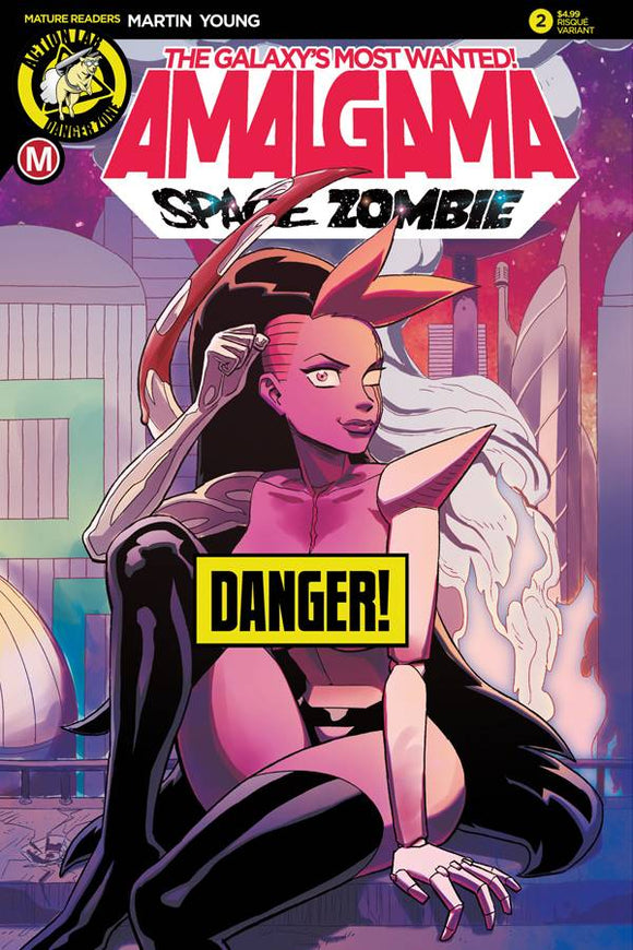 Amalgama Space Zombie Galaxys Most Wanted #2 Cvr B Young Risque - Comics