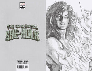 Immortal She-Hulk #1 Alex Ross Timeless Virgin Sketch - Comics
