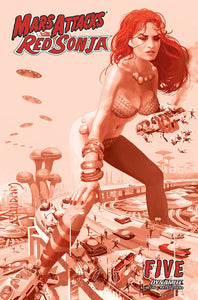 Mars Attacks Red Sonja #5 21 Copy Suydam Tint Foc Incv - Comics