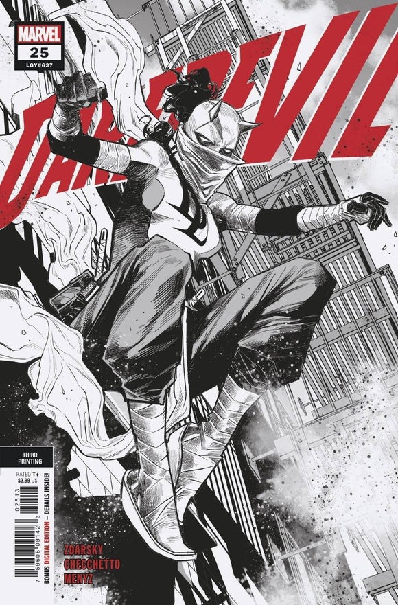 Daredevil #25 3rd Ptg Checchetto Var - Comics